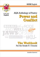 GCSE English Literature AQA Poetry Workbook: Power & Conflict Anthology (includes Answers) cena un informācija | Grāmatas pusaudžiem un jauniešiem | 220.lv