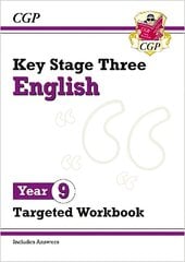 New KS3 English Year 9 Targeted Workbook (with answers) цена и информация | Книги для подростков  | 220.lv