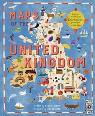 Maps of the United Kingdom cena un informācija | Grāmatas pusaudžiem un jauniešiem | 220.lv