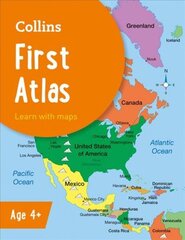 Collins First Atlas 3rd Revised edition цена и информация | Книги для подростков и молодежи | 220.lv