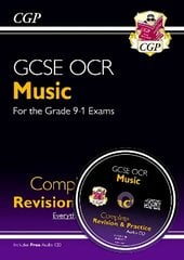 GCSE Music OCR Complete Revision & Practice (with Online Edition & Audio) цена и информация | Книги для подростков и молодежи | 220.lv