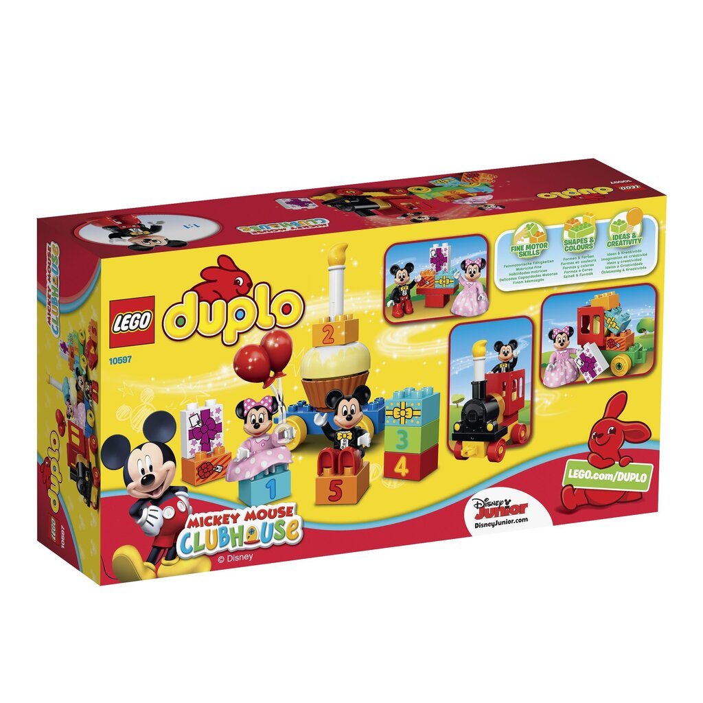 10597 LEGO® DUPLO Mikipeles un Minnijas dzimšanas dienas izbraukums cena un informācija | Konstruktori | 220.lv