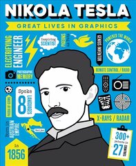 Great Lives in Graphics: Nikola Tesla cena un informācija | Grāmatas pusaudžiem un jauniešiem | 220.lv