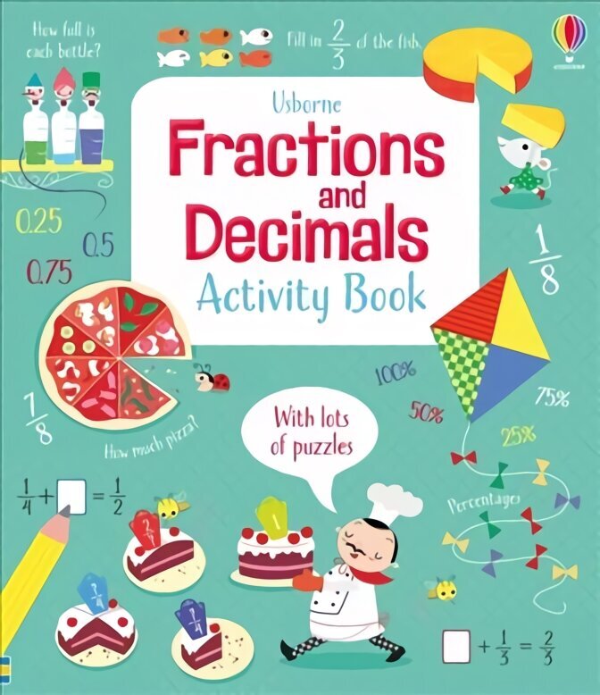 Fractions and Decimals Activity Book UK 2021 cena un informācija | Grāmatas pusaudžiem un jauniešiem | 220.lv