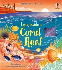 Look inside a Coral Reef cena un informācija | Bērnu grāmatas | 220.lv