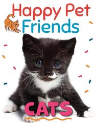 Happy Pet Friends: Cats Illustrated edition cena un informācija | Grāmatas pusaudžiem un jauniešiem | 220.lv