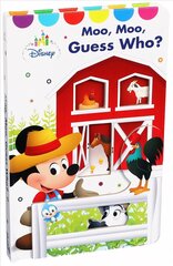 Disney Baby Moo, Moo, Guess Who? цена и информация | Книги для подростков  | 220.lv