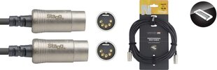MIDI kabelis Stagg NMD10R, 10 m cena un informācija | Kabeļi un vadi | 220.lv