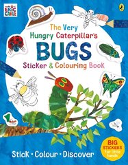 Very Hungry Caterpillar's Bugs Sticker and Colouring Book cena un informācija | Grāmatas mazuļiem | 220.lv