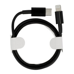 DCO USB-C uz Lightning Datu un Uzlādes vads priekš Apple iPhone 13 Mini Pro Max 1m Melns A2249 (MXOK2ZM/A) (OEM) цена и информация | Кабели для телефонов | 220.lv
