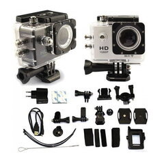 Водостойкая 30м Спорт Камера SJCam SJ4000 Wi-Fi 12MP 170 град, 1080p, HD 30fps 2.0", LCD Экран, голубой цена и информация | Экшн-камеры | 220.lv