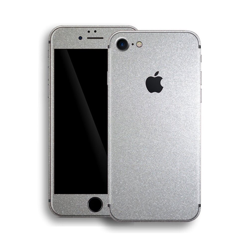 Glitter uzlīme priekš iPhone 7/8/SE 2020 (4,7″) – Sudrabs цена и информация | Telefonu vāciņi, maciņi | 220.lv