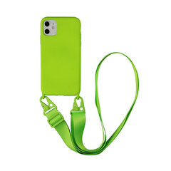 Apvalks Cross-Body ar siksniņu priekš iPhone 11 Pro Max (6,5″) – Zaļš cena un informācija | Telefonu vāciņi, maciņi | 220.lv