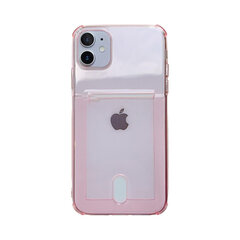 Прозрачный чехол Card Case для iPhone XR (6,1″) — Розовый цена и информация | Чехлы для телефонов | 220.lv