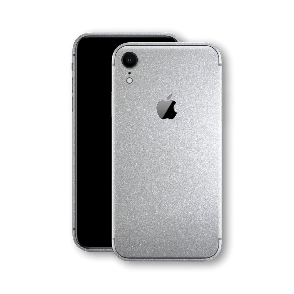 Glitter uzlīme priekš iPhone XR (6,1″) – Sudrabs cena un informācija | Telefonu vāciņi, maciņi | 220.lv