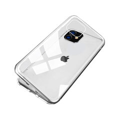 Магнитный чехол для iPhone XS Max (6,5″) — Серебряный цена и информация | Чехлы для телефонов | 220.lv