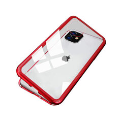Magnētiskais apvalks priekš iPhone 7/8 Plus (5,5″) – Sarkans cena un informācija | Telefonu vāciņi, maciņi | 220.lv
