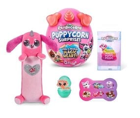 Plīša rotaļlieta Puppycorn Surprise ar aksesuāriem, 4. sērija cena un informācija | Mīkstās (plīša) rotaļlietas | 220.lv
