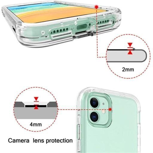 Hallo Clear Case 2mm Aizmugurējais silikona apvalks Samsung Galaxy S21FE Caurspīdīgs cena un informācija | Telefonu vāciņi, maciņi | 220.lv