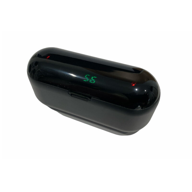 WoW F9 Sporta & Izklaides Super-Fit TWS Bluetooth 5.1 Stereo Austiņas ar HD Mik. LED uzlādes USB Powerbank Melna cena un informācija | Austiņas | 220.lv