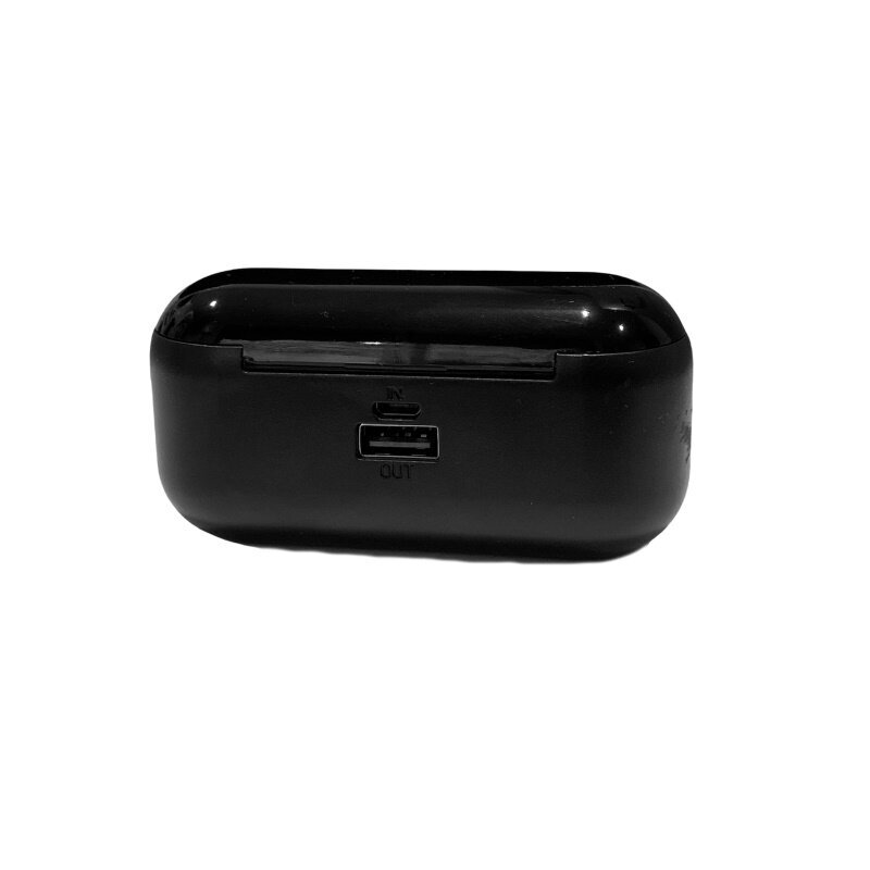 WoW F9 Sporta & Izklaides Super-Fit TWS Bluetooth 5.1 Stereo Austiņas ar HD Mik. LED uzlādes USB Powerbank Melna цена и информация | Austiņas | 220.lv