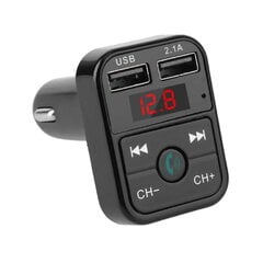 Модулятор Riff CAR-B2 Bluetooth FM / MP3 передатчик автомобильное зарядное устройство 2x USB QC3.0 3.1A/1A Черный цена и информация | FM Модуляторы | 220.lv