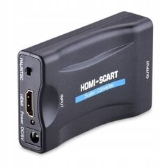 Преобразователь цифрового сигнала HDMI в аналоговый EURO/SCART цена и информация | Адаптеры и USB разветвители | 220.lv