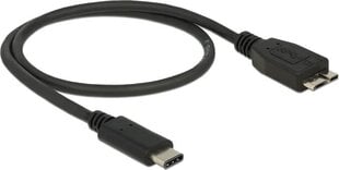 Delock, USB—C/Micro USB-B, 50 cm cena un informācija | Kabeļi un vadi | 220.lv