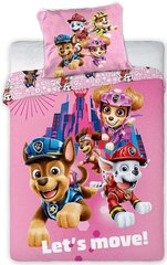 Gultas komplekts gultiņai, Paw Patrol - Lets Move cena un informācija | Bērnu gultas veļa | 220.lv