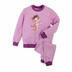 Meiteņu pidžama, violeta, kaķēns, Tup Tup cena un informācija | Halāti, naktskrekli, pidžamas meitenēm | 220.lv