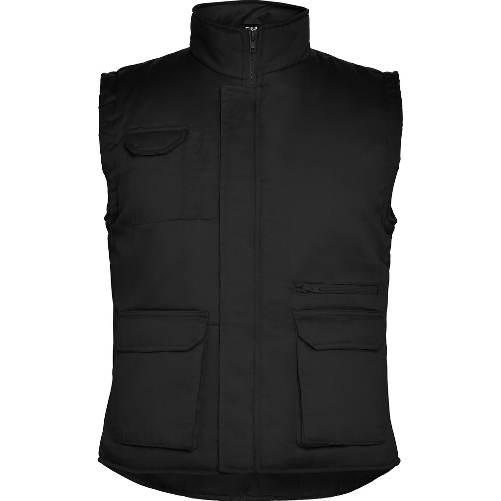 Darba veste ALMANZOR melna cena un informācija | Vīriešu vestes | 220.lv