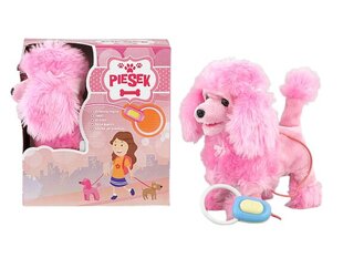 Interaktīva rotaļlieta suns ar pavadiņu (rozā), 3+ цена и информация | Развивающие игрушки | 220.lv