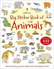 Big Sticker Book of Animals cena un informācija | Grāmatas mazuļiem | 220.lv