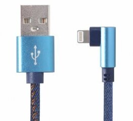 Gembird CC-USB2J-AMLML-1M-BL, USB-A/Lightning, 1 м цена и информация | Кабели и провода | 220.lv