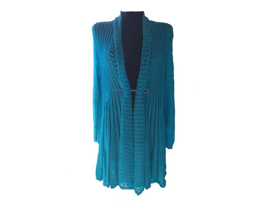 Adīts kardigans Zoja, zils cena un informācija | Sieviešu džemperi | 220.lv