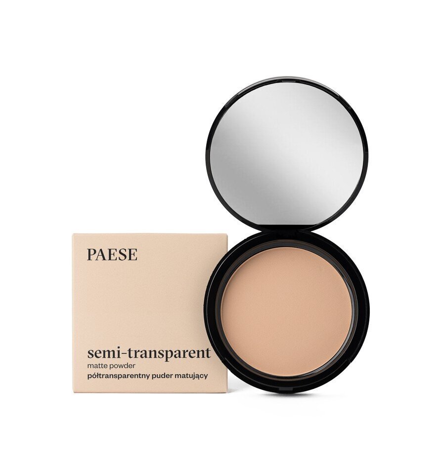 Kompakts pūderis Paese Semi-Transparent Matte Powder 5A, 9 g цена и информация | Grima bāzes, tonālie krēmi, pūderi | 220.lv