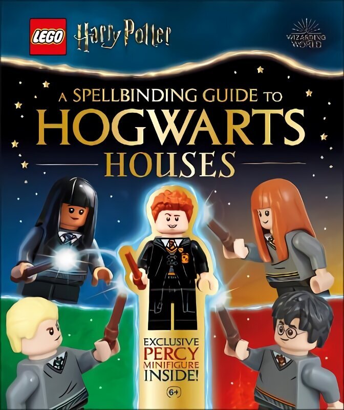 LEGO Harry Potter A Spellbinding Guide to Hogwarts Houses: With Exclusive Percy Weasley Minifigure цена и информация | Grāmatas pusaudžiem un jauniešiem | 220.lv