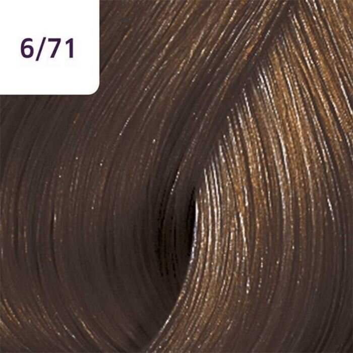 Matu krāsa Wella Color Touch Deep Browns, 60 ml, 6/71 Dark Brunette Ash Blonde cena un informācija | Matu krāsas | 220.lv