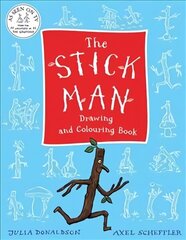 Stick Man Drawing and Colouring Book cena un informācija | Grāmatas mazuļiem | 220.lv