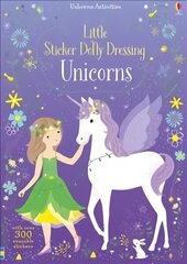 Little Sticker Dolly Dressing Unicorns cena un informācija | Grāmatas mazuļiem | 220.lv