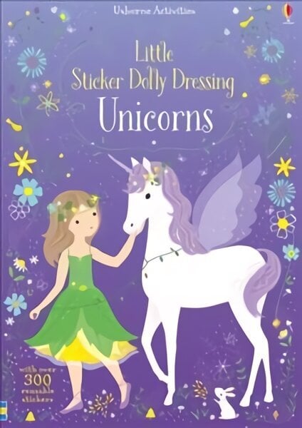 Little Sticker Dolly Dressing Unicorns cena un informācija | Grāmatas mazuļiem | 220.lv