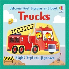 Usborne First Jigsaws and Book: Trucks цена и информация | Книги для малышей | 220.lv