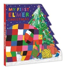 My First Elmer Christmas: Shaped Board Book цена и информация | Книги для малышей | 220.lv