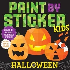 Paint by Sticker Kids: Halloween: Create 10 Pictures One Sticker at a Time! Includes Glow-in-the-Dark Stickers цена и информация | Книги для самых маленьких | 220.lv