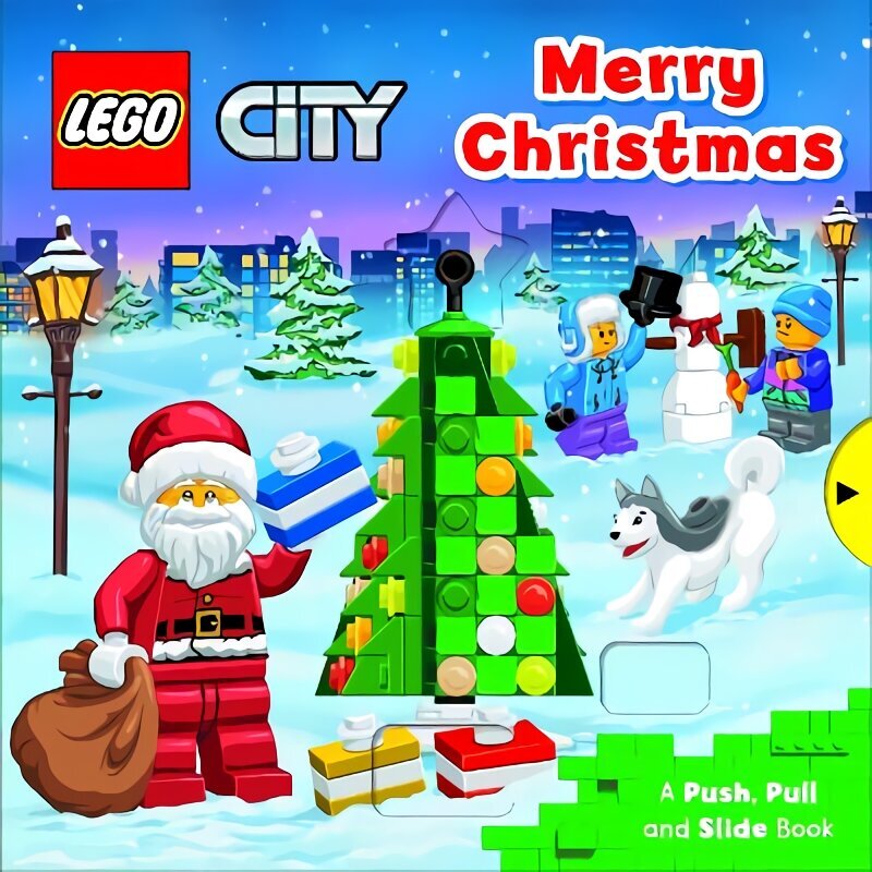 LEGO (R) City. Merry Christmas: A Push, Pull and Slide Book cena un informācija | Grāmatas mazuļiem | 220.lv