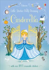 Little Sticker Dolly Dressing Fairytales Cinderella цена и информация | Книги для малышей | 220.lv