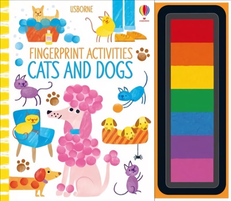 Fingerprint Activities Cats and Dogs cena un informācija | Grāmatas mazuļiem | 220.lv