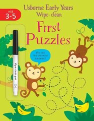 Early Years Wipe-Clean First Puzzles цена и информация | Книги для малышей | 220.lv