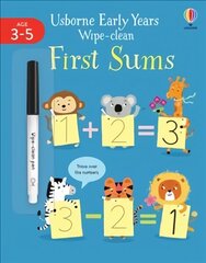 Early Years Wipe-Clean First Sums UK 2020 цена и информация | Книги для самых маленьких | 220.lv