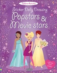 Sticker Dolly Dressing Popstars & Movie Stars: Popstars and Movie Stars цена и информация | Книги для малышей | 220.lv